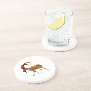 Dessous De Verre En Grès Nubian Ibex - Ein Gedi