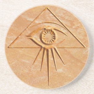 Dessous De Verre En Grès Oeil de pierre de Providence