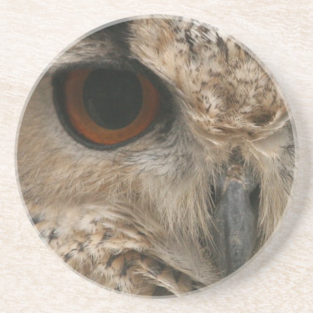 Dessous De Verre En Grès OEil du hibou (Devant)