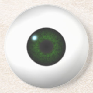 Dessous De Verre En Grès oeil vert