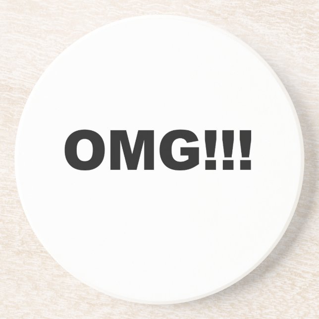 Dessous De Verre En Grès Oh mon Dieu ! ! ! (Devant)