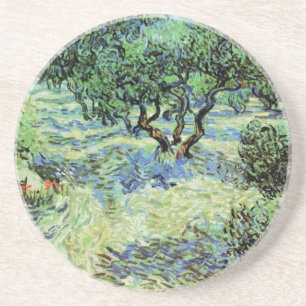 Dessous De Verre En Grès Olive Grove par Vincent van Gogh