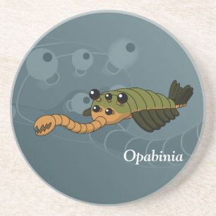 Dessous De Verre En Grès Opabinia - Animal préhistorique