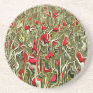 Dessous De Verre En Grès Opium Des Masses L'Art Surréaliste