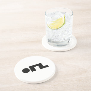 Dessous De Verre En Grès ORZ Emoticon Kaomoji Emoji