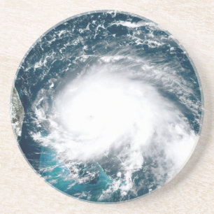 Dessous De Verre En Grès Ouragan au large des côtes de Floride