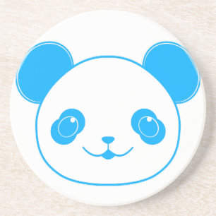 Dessous De Verre En Grès Ours bleu Kawaii Panda
