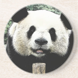 Dessous De Verre En Grès Panda