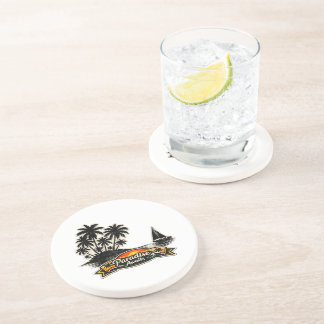 Dessous De Verre En Grès 🏝️🌅  “Paradise Awaits” Sandstone Coaster 🌴✨