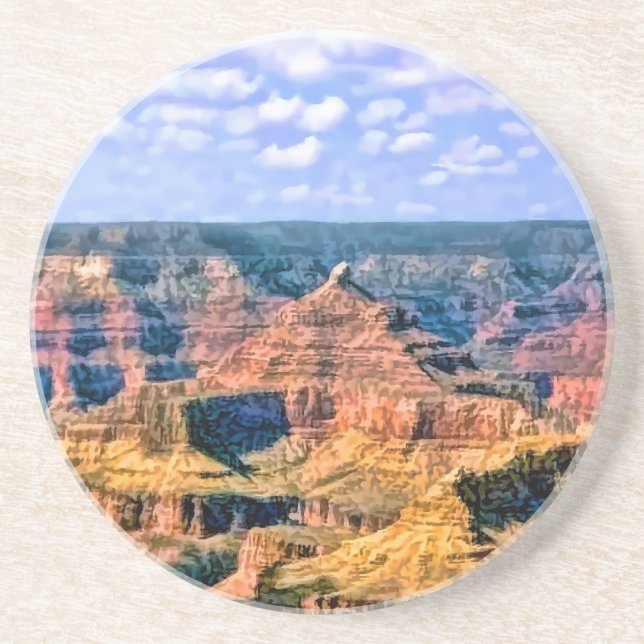 Dessous De Verre En Grès Parc national Arizona de canyon grand (Devant)