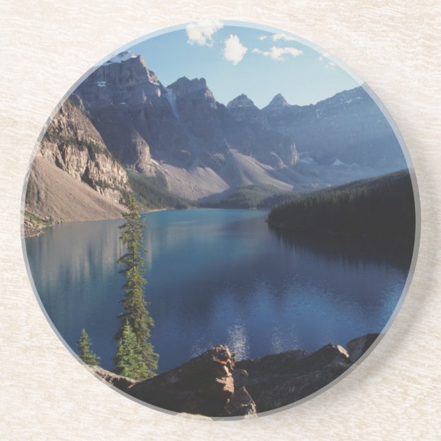 Dessous De Verre En Grès Parc national Banff Lac Moraine (Devant)