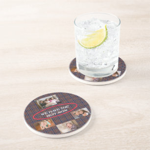 Dessous De Verre En Grès Parfait Expression Amour Maman Tartan Carreaux 4 p