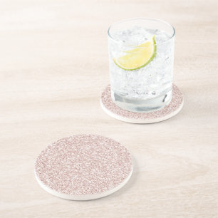 Dessous De Verre En Grès Parties scintillant brillante rose