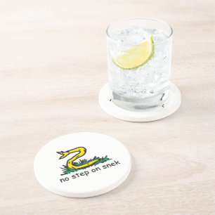 Dessous De Verre En Grès Pas de pas sur les mèmes de serpent Gadsden parodi