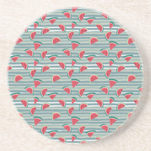 Dessous De Verre En Grès Pastèque
