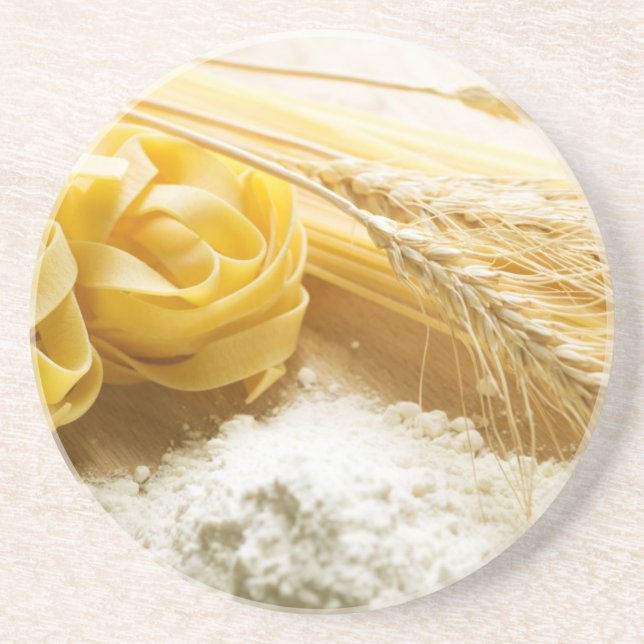 Dessous De Verre En Grès Pâtes (Devant)