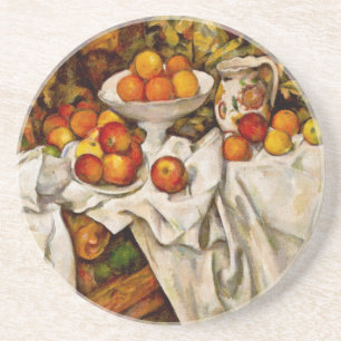 Dessous De Verre En Grès Paul Cezanne Pomples Oranges Impressionnisme
