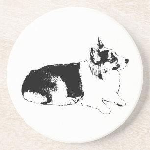 Dessous De Verre En Grès Pause de profil