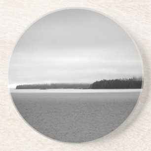 Dessous De Verre En Grès Paysage d'Alaska