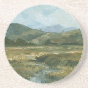 Dessous De Verre En Grès Paysage III d'Impasto
