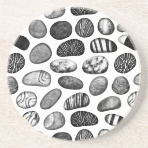 Dessous De Verre En Grès Pebble Pattern