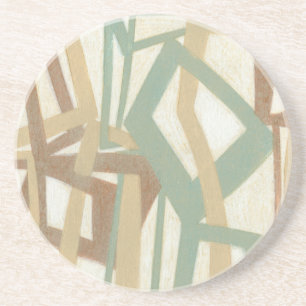 Dessous De Verre En Grès Peinture à main levée par le Normand Wyatt