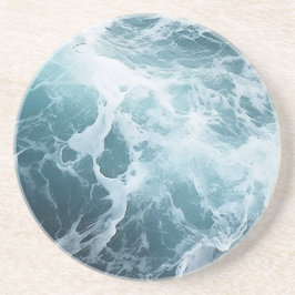 Dessous De Verre En Grès Peinture Surf
