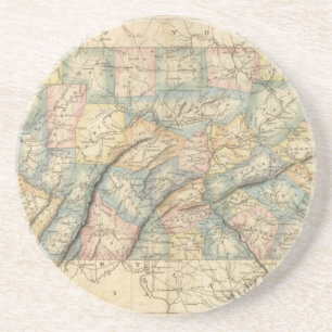 Dessous De Verre En Grès Pennsylvanie 8