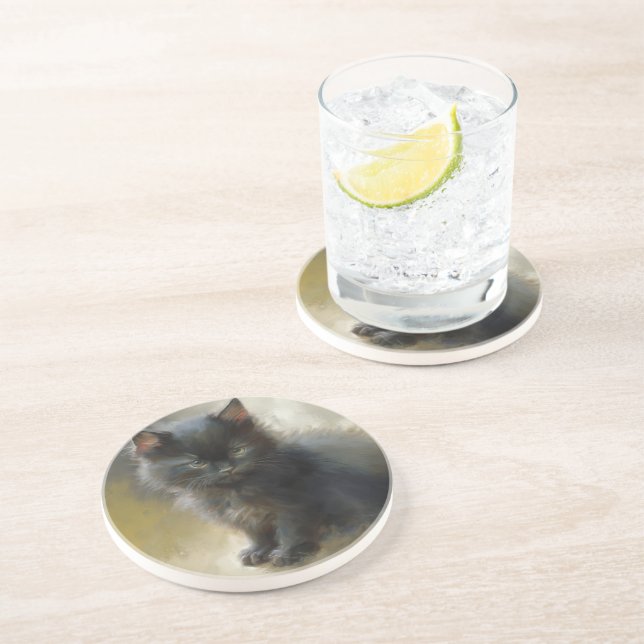 Dessous De Verre En Grès Petite ombre (Côté)