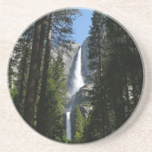 Dessous De Verre En Grès Photographie de paysage de Yosemite Falls et de bo