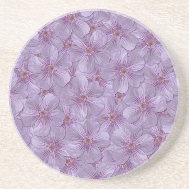 Dessous De Verre En Grès Pineywoods Geranium Motif sans soudure (Devant)