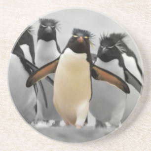 Dessous De Verre En Grès Pingouins de Rockhopper