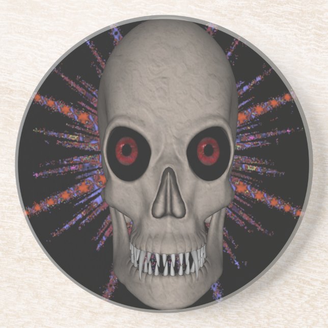 Dessous De Verre En Grès Pirate spatiale (Devant)