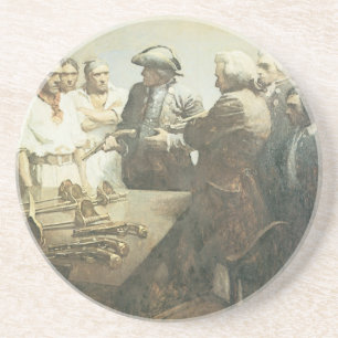 Dessous De Verre En Grès Pirates Vintage, Préparation de la Mutinerie par N