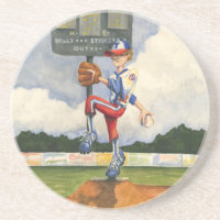 Pitcher de baseball sur Mound par Jay Throckmorton