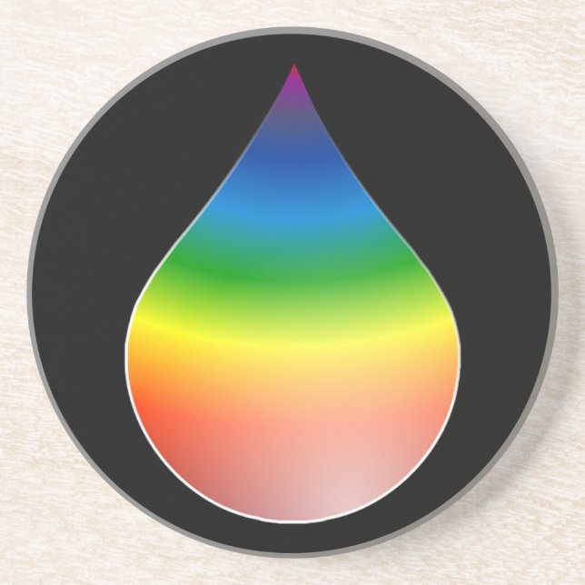 DESSOUS DE VERRE EN GRÈS PLANCHE À REMOUS (Devant)