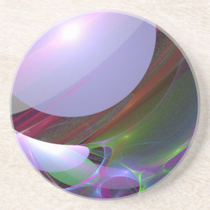 Dessous De Verre En Grès Planète translucide