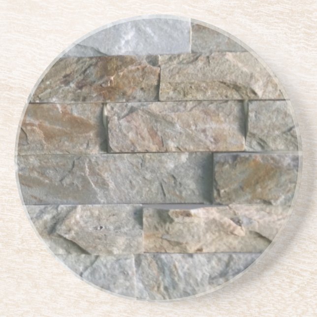 Dessous De Verre En Grès Plaques de granit empilées (Devant)