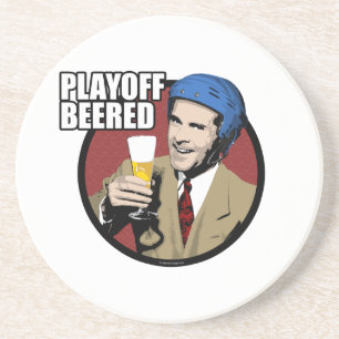 Dessous De Verre En Grès Playoff de hockey Beauté