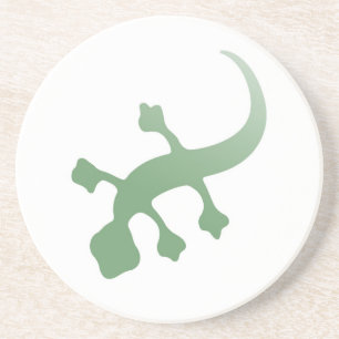 Dessous De Verre En Grès Poetica Gecko en vert