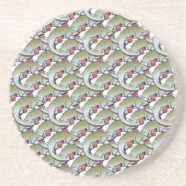 Dessous De Verre En Grès Poisson (Devant)