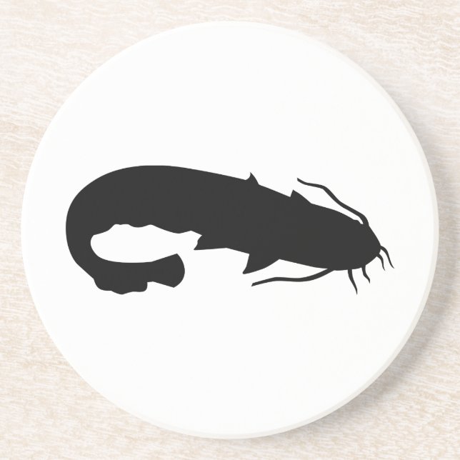 Dessous De Verre En Grès Poisson-chat (Devant)