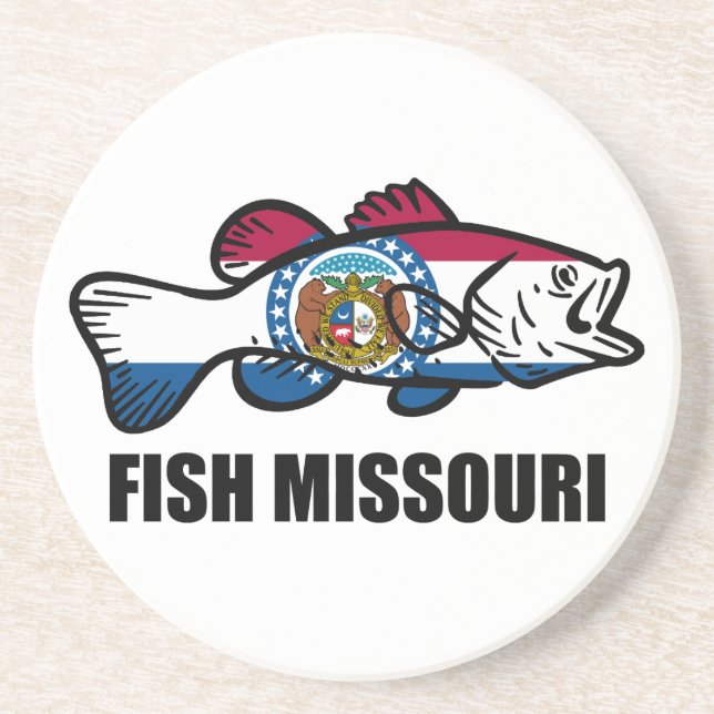 Dessous De Verre En Grès Poisson Missouri (Devant)