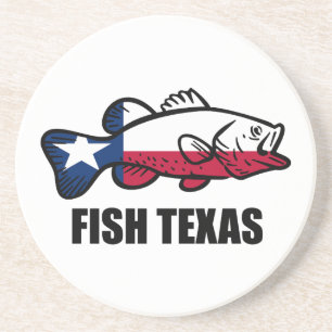 Dessous De Verre En Grès Poisson Texas