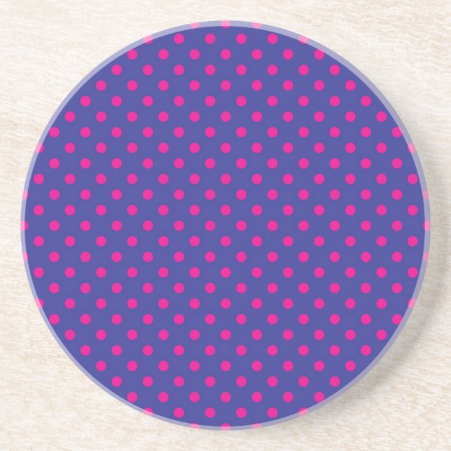 Dessous De Verre En Grès Polka dot (Devant)