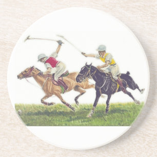 Dessous De Verre En Grès Polo Ponies