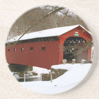 Dessous De Verre En Grès Pont couvert à Arlington, VT
