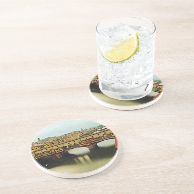 Dessous De Verre En Grès Ponte Vecchio 2 (Côté)