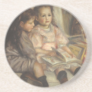 Dessous De Verre En Grès Portrait de Caillebotte Enfants par Pierre Renoir