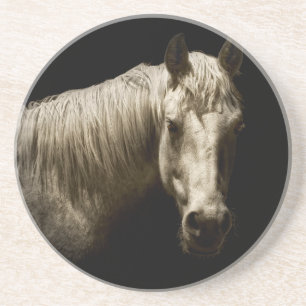 Dessous De Verre En Grès Portrait VI de cheval